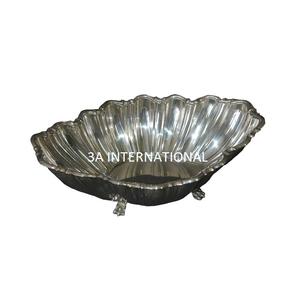 Bol de service alimentaire en laiton poli de fabrication indienne, hôtel de luxe, restauration, utilisation, serveur, plat, Casserole, bol de service - Product Image 2