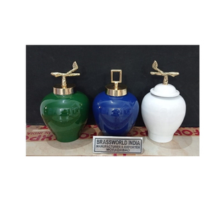 Suministros funerarios de cremación, urna de latón de alta calidad, Brassworld, India - Product Image 1