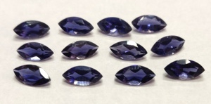 Marquesa de Iolite Natural facetado, 3x6mm a 6x12mm, calidad superior, de buen color - Product Image 4
