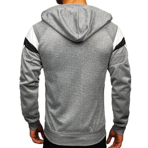 Sweat-shirts à capuche zippés en polaire pour hommes de haute qualité, coupe régulière, vente en gros, hiver, uni, teint, personnalisable - Product Image 4
