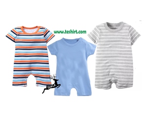 Organic Cotton Pima Baby Romper Eco Friendly Jumpsuit Kids Clothing Bulk Wholesale Manufacturer India - Product Image 1