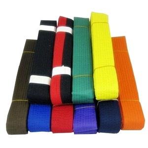 Martial Arts <b>Belts</b> Karate <b>Belts</b> Orange <b>Red</b> Brown Yellow Blue Green Purple White Colors - Product Image 4