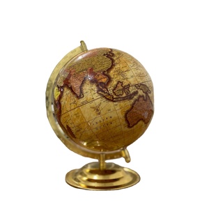 Tùy chỉnh trang trí sang trọng Thiết kế toàn cầu với đứng kim loại thanh lịch xoay quả cầu cho trang trí nội thất và tặng quà Nhà cung cấp Ấn Độ - Product Image 5