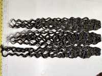 Extensions de cheveux brésiliens Remy vierges à 100 %, 10-40 pouces, non traités, double trame machine, doux et soyeux, bouclés, pour perruques, queues de cheval, permanents