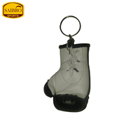 Porte-clés en cuir véritable noir de qualité supérieure, prix abordable, mini gants de boxe en cuir personnalisés