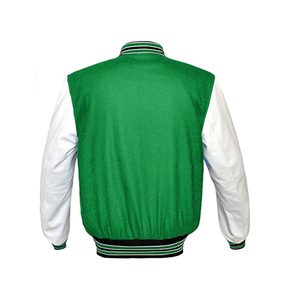 Chaqueta Bomber Personalizada, Chaqueta Universitaria de Béisbol, Chaqueta Ligera de Satén 100% Poliéster para Hombre - Product Image 3
