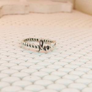 925 amantes de la plata esterlina anillo liso 925 anillos casuales de plata esterlina para damas 925 Anillos de Compromiso de plata esterlina para mujeres - Product Image 1