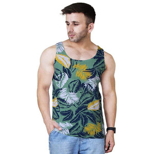 Camisetas de fitness sin mangas de algodón térmico para hombre, camisetas sin mangas atléticas informales de verano con diseños estampados para entrenamiento de gimnasio - Product Image 3