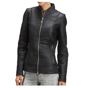 Nouvelle arrivée, veste d'hiver pour femme en cuir de mouton véritable, imperméable, séchage rapide, design unique, boutons - Product Image 1