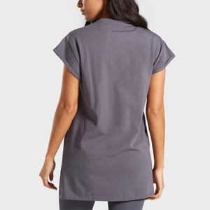 เสื้อยืดพิมพ์ลายแบบกำหนดเองได้,ชุดกีฬาผู้หญิงเสื้อยืดสำหรับฤดูร้อน - Product Image 3