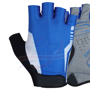 Gants de cyclisme de course à demi-doigts de haute qualité, unisexes, couleurs personnalisables, logo, sports de plein air, antidérapants, gants de vélo OEM/ODM - Product Image 2