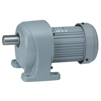 Different types of gearmotor (DC, induction, servomotor, reducer, etc) manufactured by Nissei Corporation. Made in Japan