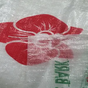 Bolsa tejida transparente de pp para productos de granja, gran oferta, con precios baratos y alta capacidad, bolsas de embalaje de fertilizante para alimentación animal