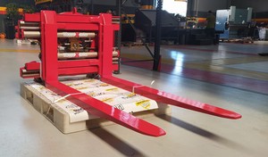 Wagger New Rotating Fork Clamp Attachment for Retail Industries améliore l'efficacité des équipements de manutention - Product Image 2