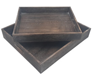 ถาดไม้ชาที่ให้บริการถาดรังไม้ที่มีการจัดการ - Product Image 1