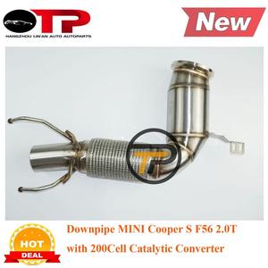 Tubo di scarico OTP Sport Downpipe di scarico ad alto flusso per <span class=keywords><strong>F56</strong></span> <span class=keywords><strong>MINI</strong></span> <span class=keywords><strong>Cooper</strong></span> S con convertitore catalitico a 200 celle - Product Image 6