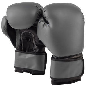 Gran oferta de guantes de boxeo de cuero de vaca lisos con estampado de logotipo para Artes Marciales Diseña tu propio logotipo - Product Image 1