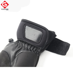 ถุงมือหนังขี่มอเตอร์ไซค์แบบเต็มนิ้วกันน้ำกันลมป้องกันการสั่นสะเทือนฤดูหนาวออกแบบได้ตามต้องการ - Product Image 6