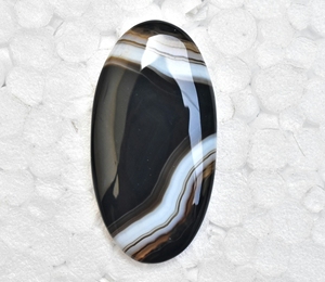 Banded Agate Cabochon High Quality Bandedd Agate Gemstone For Jewellery Making handmade Gemstone Banded Agate Gems Cabochon - Product Image 4