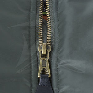 Chaqueta Bomber de Invierno de Punto Entallada para Hombre, Talla Grande, con Cremallera, Casual, Mangas Largas, Relleno de Algodón, Venta al por Mayor Personalizada - Product Image 2