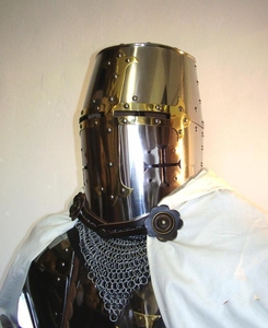 Armure de Chevalier Médiévale du 15ème Siècle, Armure Complète de Combat avec Support en Bois - Product Image 2