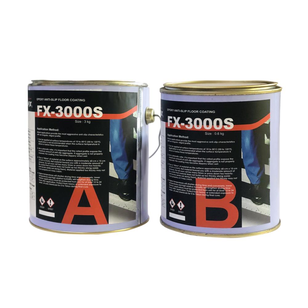 Fine sand surface high load anti slip floor coating painting epoxy resin flame retardant epoxy paints safe deck floor coating