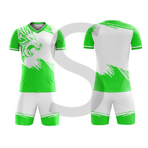 100% poliéster de alta calidad transpirable de secado rápido uniforme de fútbol en blanco camiseta de fútbol versión de ventilador camiseta de fútbol - Product Image 4