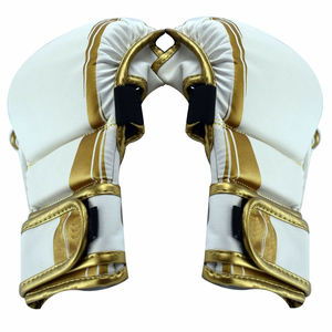 ถุงมือ MMA ครึ่งนิ้วสำหรับเทควันโด้คาราเต้ยูโดโลโก้ออกแบบได้ตามต้องการ - Product Image 3