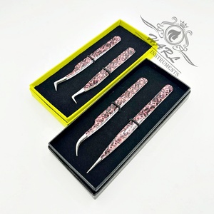 Nouveau manteau de papier pince à épiler Extension de cils pince à épiler de marque privée pour Extension de cils pince à épiler outils de beauté - Product Image 1