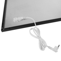 Buena calidad de cristal de carbono lejos IR calentador de panel con interruptor de control remoto de 750W