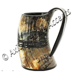 Tasse en corne pour boire naturel fait à la main de haute qualité sculptée à la main bière Viking tasse viking tasses bière chope à bière abordable - Product Image 5
