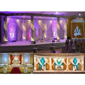 Mandap de diamante de fibra de cristal para boda, mandril de cristal de calidad superior para boda india - Product Image 1