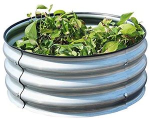 Galvanized Garden Bed Elevated Planter <b>for</b> Vegetable Flower <b>Herb</b> <b>for</b> Garden Decor - Product Image 3