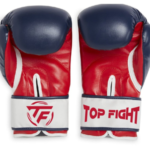 Prix de gros Gants de boxe respirants avec logo personnalisé Gants de Muay Thai rembourrés durables pour adultes - Product Image 3