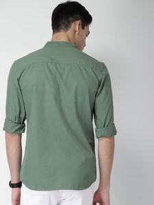 Men's Designer Solid <b>Buttons</b> Stand Three-Quarter Plus Size Anti-Wrinkle Breathable <b>Shirt</b> High Quality 100% Cotton Quick Dry - Product Image 3