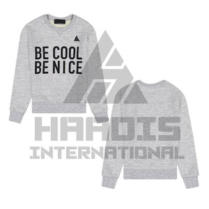 Venta al por mayor personalizado hombres Sudadera con cuello redondo 2024 diseño caliente OEM personalizado hombres algodón liso sudaderas - Product Image 3