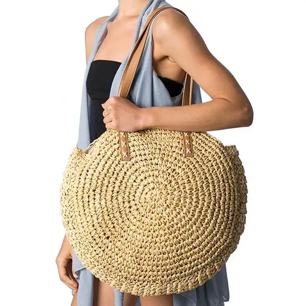 Clutch bag for women natural seagrass handbag made in vietnam low cost