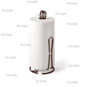 Porte-papier toilette mural en fer moderne de qualité supérieure avec finition bronze pour la cuisine et l'hôtel - Product Image 1