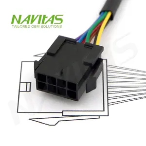 3毫米8pin Molex 43025电源连接器电缆组件