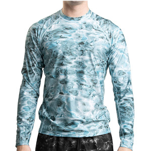 เสื้อป้องกันผื่นคันสำหรับผู้ใหญ่คอกลมมีตราสินค้าเฉพาะสำหรับผู้ชาย - Product Image 3
