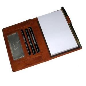 <b>A5</b> Size Business Brown Genuine Leather <b>Diary</b> Cover - Product Image 1