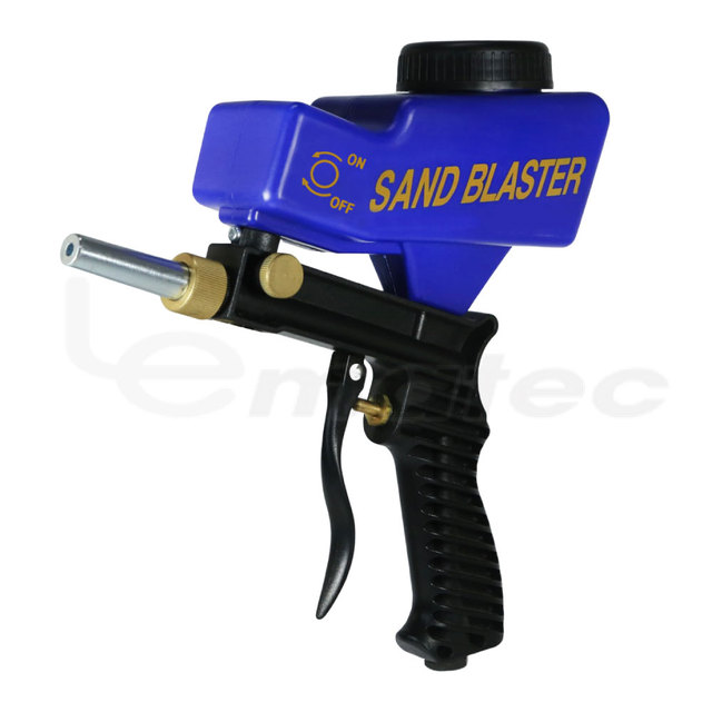 Pneumatic Tools Sandblaster Portable Media Blaster LEMATEC Sand Blasting Nozzle Gun Air Sandblasting
