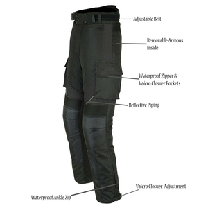 Nuevo estilo personalizado moto motocicleta impermeable textiles Cordura pantalón Pantalones - Product Image 3