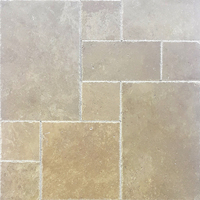 Carreaux de travertin Noche 2026 découpés sur mesure, usage moderne, qualité supérieure, pierre naturelle, motif français, fabriqués en Turquie Cem-FPT-04