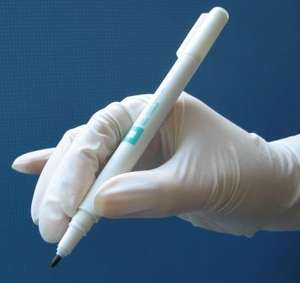 Rotulador quirúrgico estéril púrpura para la piel, bolígrafo médico con cintas de medición, Uso Profesional - Product Image 4