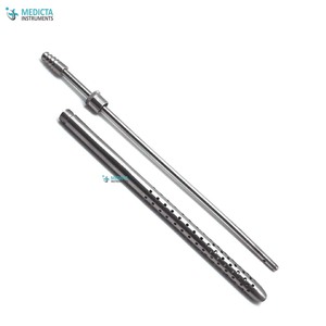 Canile-tubo de succión recto, instrumentos quirúrgicos generales, 24cm/10mm - Product Image 6