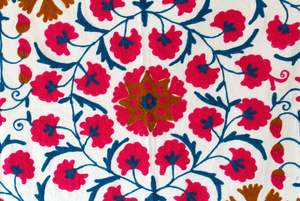 Sofá decorativo bordado a mano hecho en la India, para colgar en la pared de Suzani, ropa de cama de playa Bohemia, colcha festiva - Product Image 6