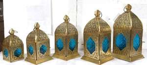 Linterna geométrica decorativa de alta calidad, candelabro de Metal y vidrio, precio al por mayor, para decoración y Navidad - Product Image 2