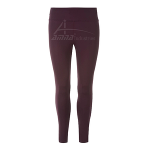 Best Selling Amna Industries Women <b>Legging</b> Reasonable Price Custom Made Spandex Polyester Anti-Bacterial Breathable Ankle-Length - Product Image 1