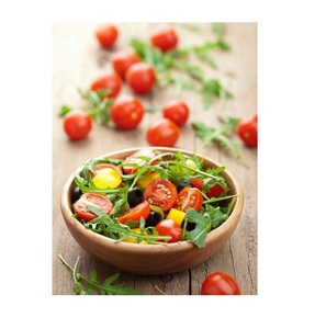 Bol à salade en bois de haute qualité, pour serveur, grand bol à salade en bois d'acacia pour les soldes, vaisselle de table 1 pièce - Product Image 1